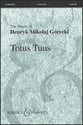 Totus Tuus SSAATTBB choral sheet music cover